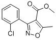 METHYL 3-(2-CHLOROPHENYL)-5-METHYL-4-ISOXAZOLECARBOXYLATE