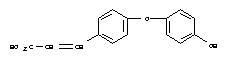 2-Propenoic acid,3-[4-(4-hydroxyphenoxy)phenyl]- molecular structure