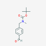 Carbamic acid, [(4-formylphenyl)methyl]methyl-, 1,1-dimethylethyl ester molecular structure