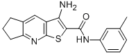 3-amino-N-(3-methylphenyl)-6,7-dihydro-5H-cyclopenta[b]thieno[3,2-e]pyridine-2-carboxamide molecular structure