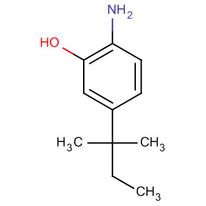 Phenol, 2-amino-5-(1,1-dimethylpropyl)- molecular structure