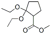 Cyclopentanecarboxylicacid, 2,2-diethoxy-, methyl ester