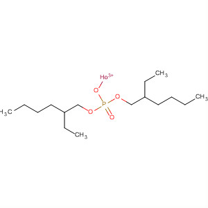 Phosphoric acid, bis(2-ethylhexyl) ester, holmium(3+) salt molecular structure