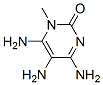 2(1H)-Pyrimidinone,  4,5,6-triamino-1-methyl- molecular structure