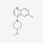 1-(6-bromo-4-quinolyl)-4-piperidyl methyl ether