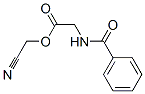 CYANOMETHYL (BENZOYLAMINO)ACETATE molecular structure