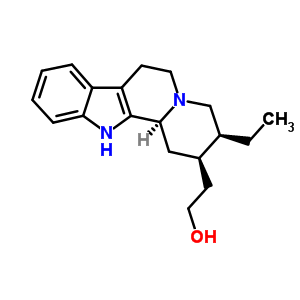 (20beta)-corynan-17-ol molecular structure