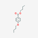 butyl 4-butoxybenzoate molecular structure