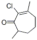2-Cyclohepten-1-one,  2-chloro-3,7-dimethyl-