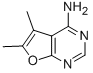 5,6-DIMETHYLFURO[2,3-D]PYRIMIDIN-4-AMINE molecular structure