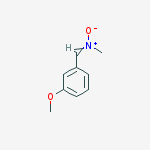Methanamine, N-[(3-methoxyphenyl)methylene]-, N-oxide molecular structure