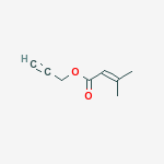 2-Butenoic acid, 3-methyl-, 2-propynyl ester molecular structure