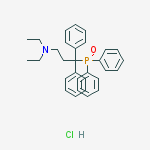 3-(diphenylphosphoryl)-N,N-diethyl-3,3-diphenylpropan-1-amine hydrochloride (1:1)