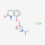 8-[2-hydroxy-3-(propan-2-ylamino)propoxy]-3,4-dihydro-1h-quinolin-2-one;hydrochloride
