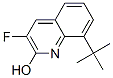 8-TERT-BUTYL-3-FLUORO-2-HYDROXYQUINOLINE molecular structure
