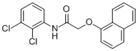 N-(2,3-dichlorophenyl)-2-(1-naphthyloxy)acetamide molecular structure
