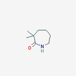 2H-Azepin-2-one, hexahydro-3,3-dimethyl- molecular structure