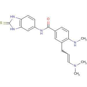 Benzamide,N-(2,3-dihydro-2-thioxo-1H-benzimidazol-5-yl)-3-[3-(dimethylamino)-2-propenyl]-4-(methylamino)-