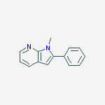 1H-Pyrrolo[2,3-b]pyridine, 1-methyl-2-phenyl- molecular structure