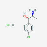 (1S,2S)-2-amino-1-(4-chlorophenyl)propan-1-ol hydrochloride molecular structure