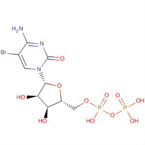 Cytidine 5'-(trihydrogen diphosphate), 5-bromo- molecular structure