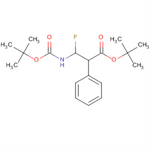 Benzenepropanoic acid,b-[[(1,1-dimethylethoxy)carbonyl]amino]-3-fluoro-, 1,1-dimethylethylester molecular structure
