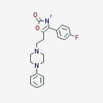 4-(4-fluorophenyl)-3-methyl-5-[2-(4-phenylpiperazin-1-yl)ethyl]-1,3-oxazol-2(3H)-one