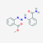 METHYL 2-[(2-CARBAMOYLPHENYL)AMINO]DIAZENYLBENZOATE