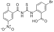 5-BROMO-2-[[[(2-CHLORO-5-NITROBENZOYL)AMINO]THIOXOMETHYL]AMINO]-BENZOIC ACID