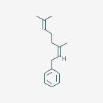 (3,7-dimethyl-2,6-octadienyl)benzene molecular structure