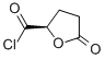 2-Furancarbonylchloride, tetrahydro-5-oxo-, (2R)- molecular structure