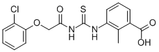 3-[[[[(2-CHLOROPHENOXY)ACETYL]AMINO]THIOXOMETHYL]AMINO]-2-METHYL-BENZOIC ACID