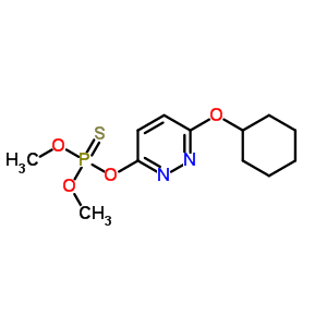 O-[6-(cyclohexyloxy)pyridazin-3-yl] O,O-dimethyl phosphorothioate
