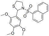 3-(1-Naphthylsulfonyl)-2-(2,4,5-trimethoxyphenyl)-1,3-thiazolidin e