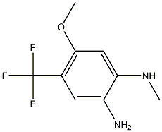 5-methoxy-N1-methyl-4-(trifluoromethyl)benzene-1,2-diamine molecular structure