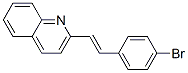 2-[2-(4-bromophenyl)ethenyl]quinoline molecular structure