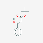 tert-butyl 3-hydroxy-3-phenylpropanoate molecular structure