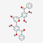 2,6-bis(5-benzoyl-2,4-dihydroxyphenyl)-4H-pyran-4-one
