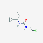 Urea, N-(2-chloroethyl)-N'-(1-cyclopropyl-2-methylpropyl)- molecular structure