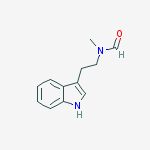 Formamide, N-[2-(1H-indol-3-yl)ethyl]-N-methyl- molecular structure