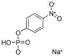 4-nitrophenyl dihydrogen phosphate, sodium salt molecular structure