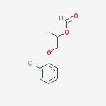 1-(2-chlorophenoxy)propan-2-yl formate molecular structure