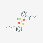 BIS(2-PENTAN-2-YLPHENOXY)-SULFANYL-SULFANYLIDENE-PHOSPHORANE molecular structure