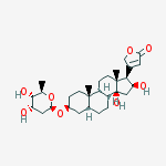 Gitoroside molecular structure