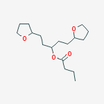 1,5-di(tetrahydrofuran-2-yl)pentan-3-yl butanoate