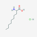 2-aminodecanoic acid,hydrochloride molecular structure