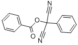 alpha,alpha-dicyanobenzyl benzoate molecular structure
