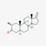 2alpha-Methyl-5alpha-androstane-3,17-dione molecular structure