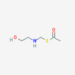 Ethanethioic acid, S-[[(2-hydroxyethyl)amino]methyl] ester