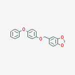 1,3-Benzodioxole, 5-((4-phenoxyphenoxy)methyl)- molecular structure